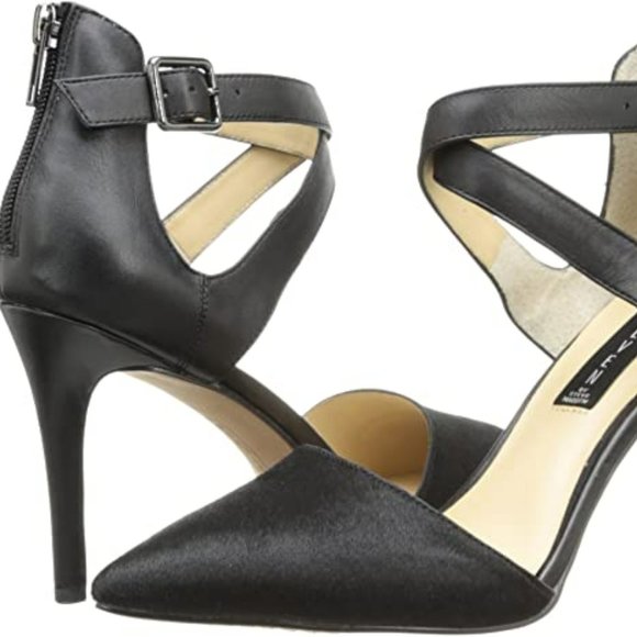 Steve Madden Alicia Black Pony Hair Pumps Heels U.S. Size 8 Brand New in Box - Picture 4 of 6